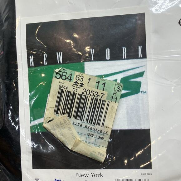 New York Jets VTG Deadstock Biederlack Stadium Blanket 60"x80" Brand New - Picture 4 of 8